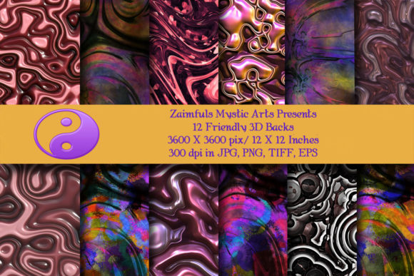 12 Friendly 3D Backs: Elevating Digital Creativity with Zaimfuls Mystic Arts