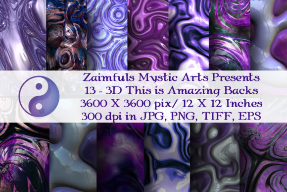 13 - 3D This is Amazing Backs: Enhancing Creative Workflows with Digital Design Assets