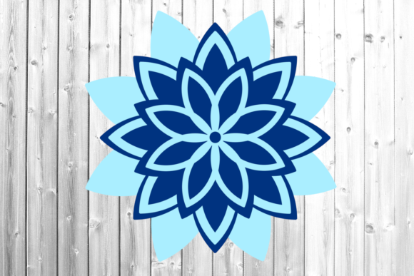 3D Flower SVG 6 Layers: A Versatile Design for Cutting and Printing