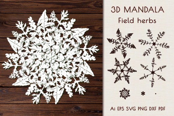 3D Mandala Field Herbs: A Creative Digital Tool for Makers, Educators, and Entrepreneurs