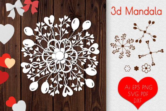 3D Mandala Love: A 6-Layer Creative Experience
