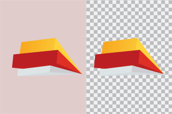 3D Paint Brush Stroke Shapes for Creative Design Projects