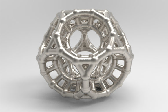 4D Math Art Bead Model for 3D Printing