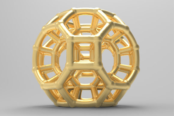 4D Non-Euclidean Bead Model for 3D Print: A Designer’s Tool for Multidimensional Aesthetics