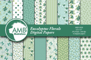 Eucalyptus Florals Patterns: Versatile Design for Creative Projects