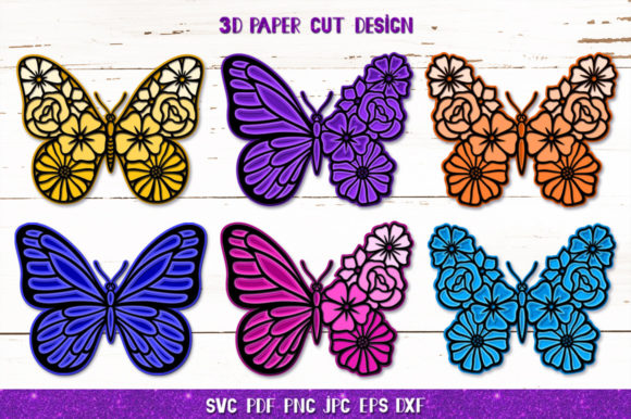 Exploring 3D Butterfly SVG and 3D Papercut Butterfly Designs for Creative Projects