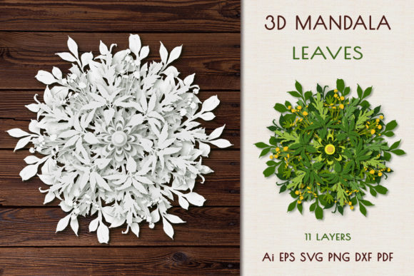 Exploring the Creative Potential of 3D Mandala Leaves