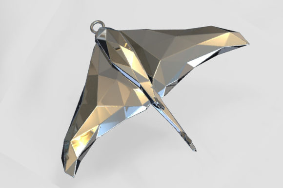 Stingray Pendant 3D Printing Model