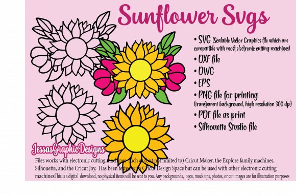 Sunflower SVG Files for Creative Cutting Projects
